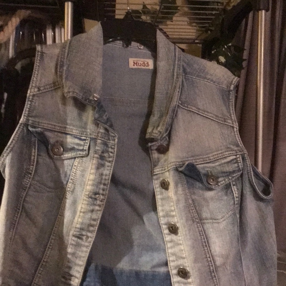 Blue jean vest